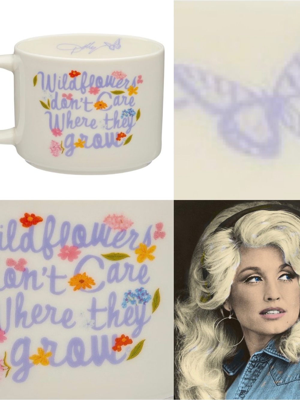 Dolly Parton limited edition coffee cup